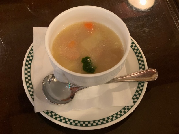 フィネガンズバーグリルのスープ