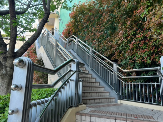 USJへの階段