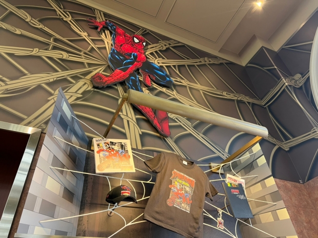 スパイダーマンザライドファイナル記念グッズの売り場