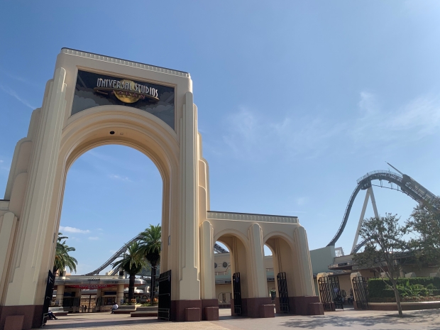 USJの出入り口のアーチ